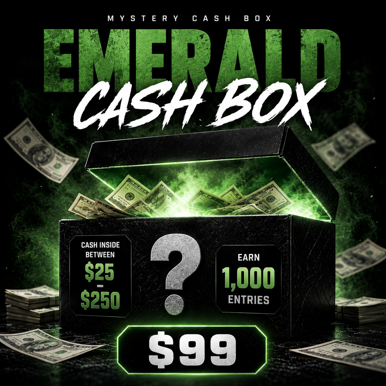 EMERALD CASH BOX