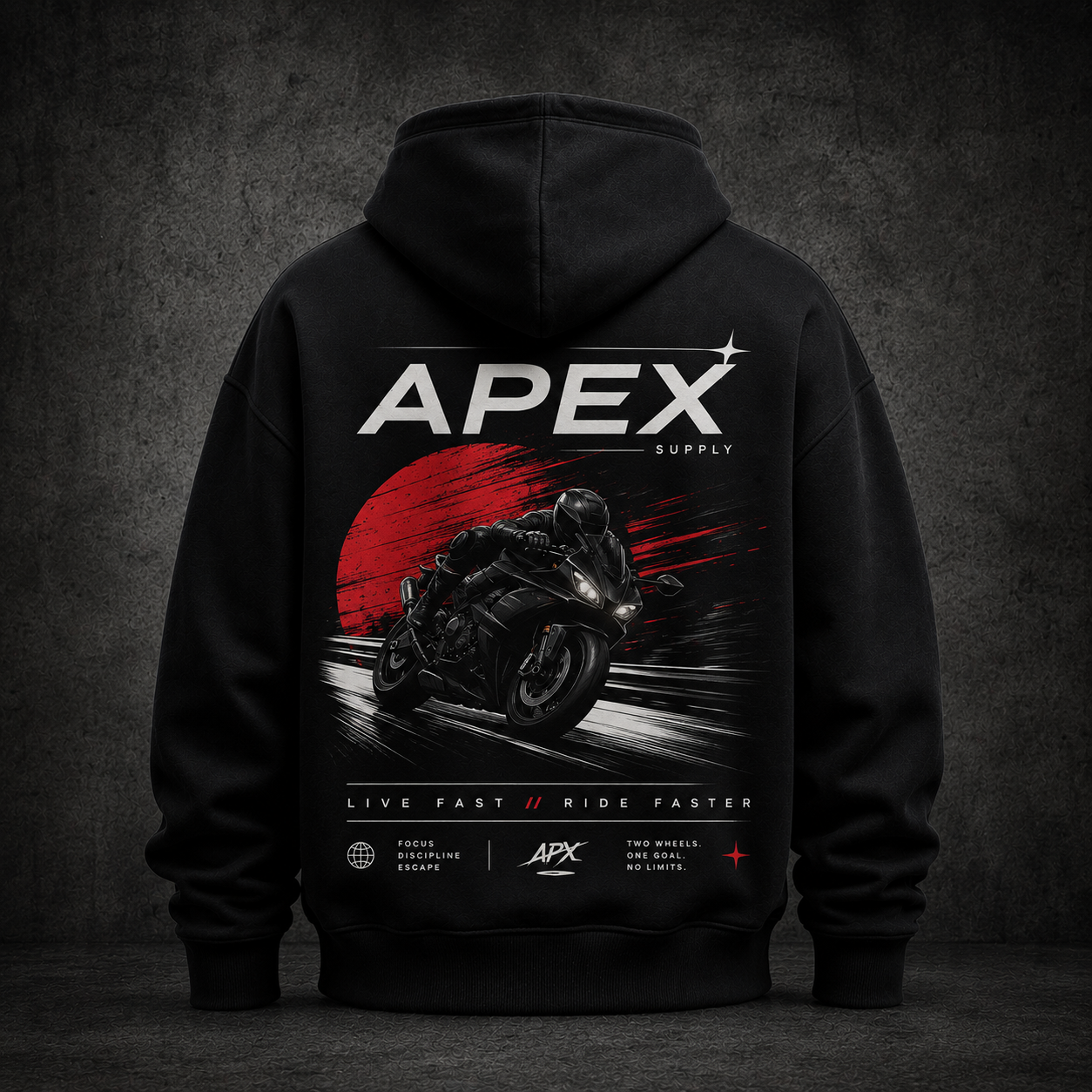 RIDE FASTER HOODIE