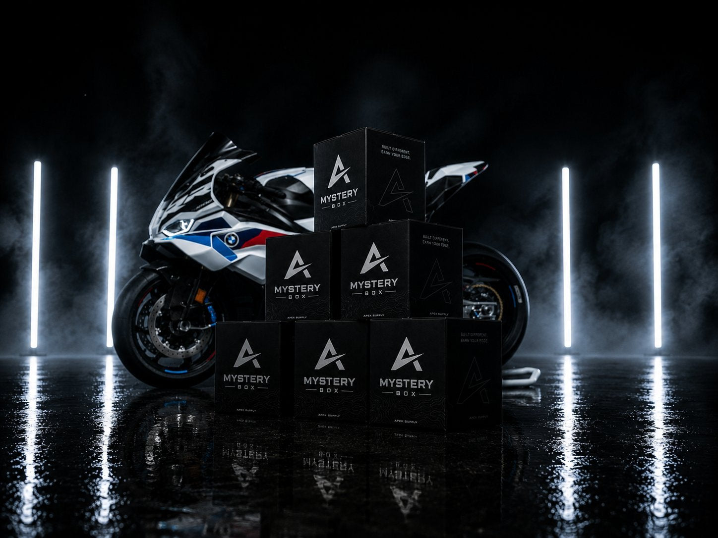 Apex Supply Mystery Box with the BMW S1000RR